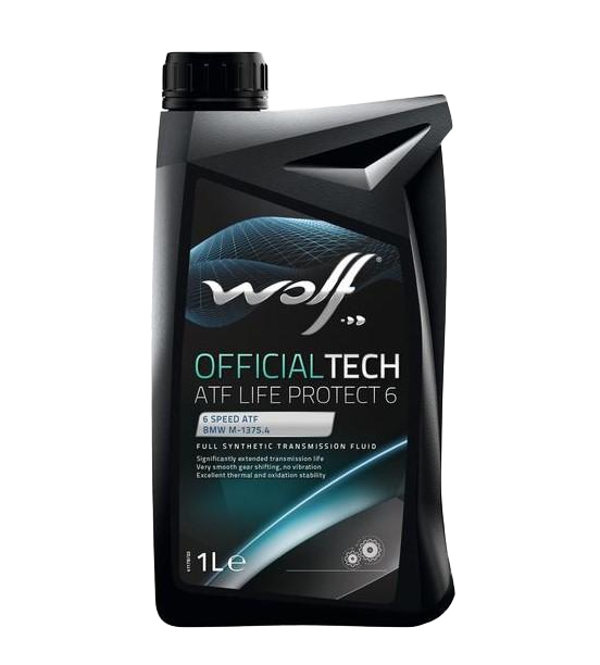 Трансмиссионное масло WOLF OfficialTech ATF Life Protect 6, 1л